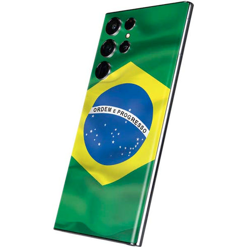 Brazil Flag Galaxy S22 Ultra Skin